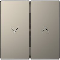 Лицевая панель Schneider Electric Merten D-Life для 2-кл. выключателя жалюзи никель 